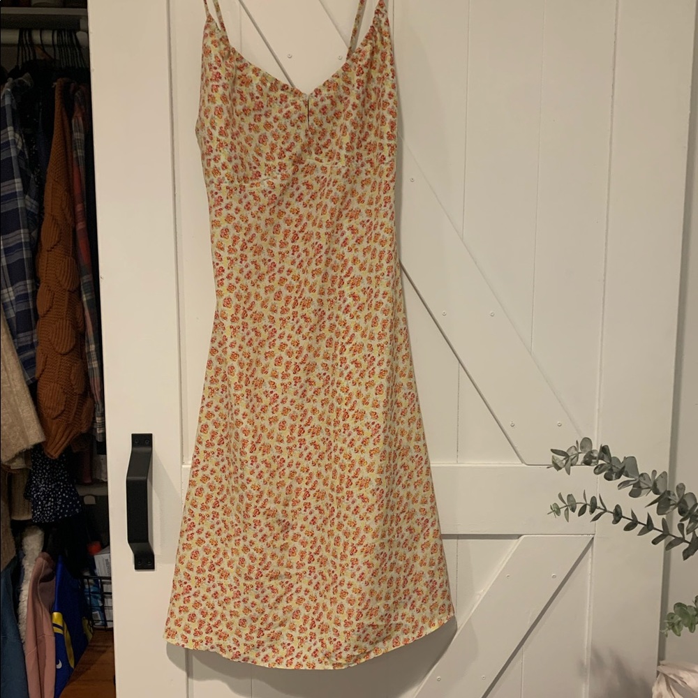 Floral midi dress